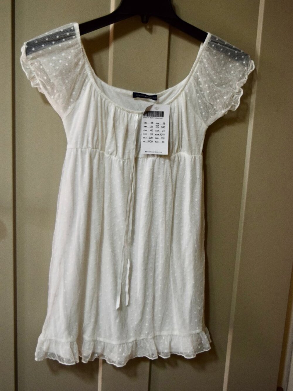 Brandy Melville White Dress NWT
